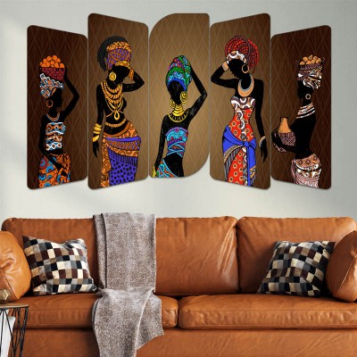 Renkli Afrikalı Kadınlar Tablo